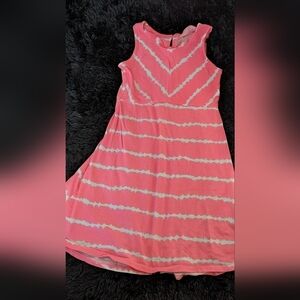 Girl Carter's Tie-Dye Pink and White Tank Dress Carter's Size M 7/8
